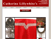 Tablet Screenshot of catherinelillywhites.com